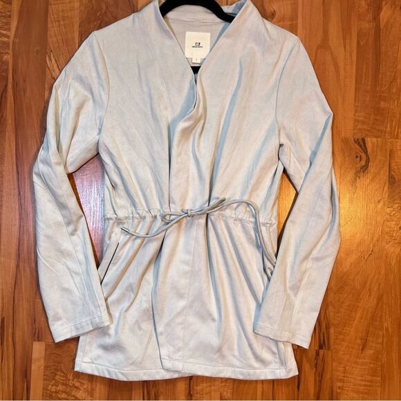 Thread & Supply faux suede Wrap Jacket cardigan excellent condition size small - Picture 1 of 6